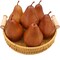 6PCS Fake Brown Pear Artificial Lifelike Fake Fruits Decorative